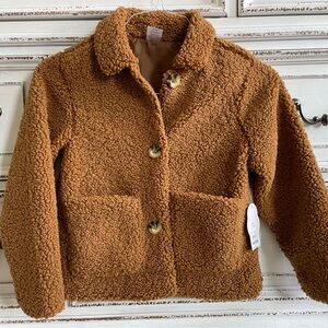 Wonder Nation Tan Kids Puffer Jacket